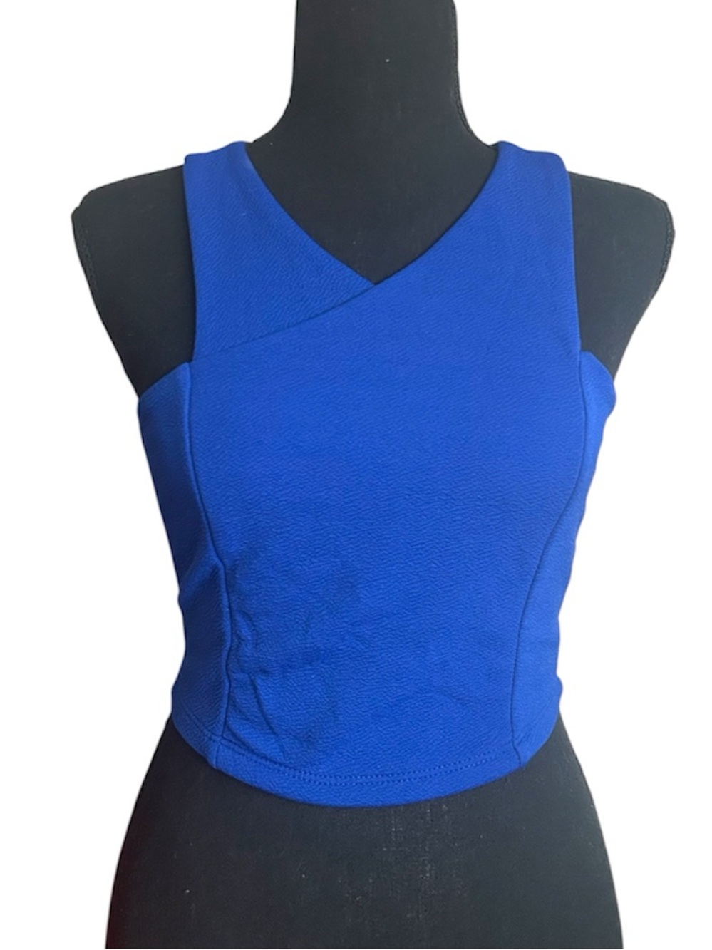 Cobalt Blue UK2LA Top — Zipped Back Crop Top 💙